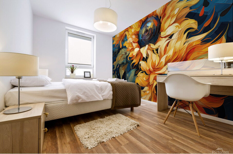 Lilting Lullaby: Vibrant Visions Mural print