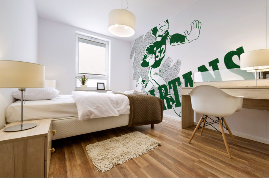 1952 Michigan State Spartans Football Art Mural print
