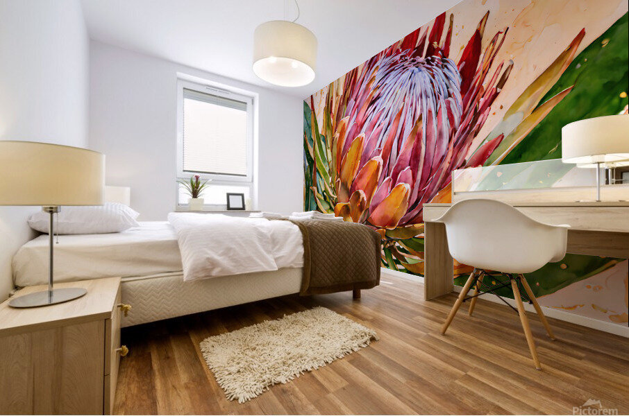 Protea Mural print