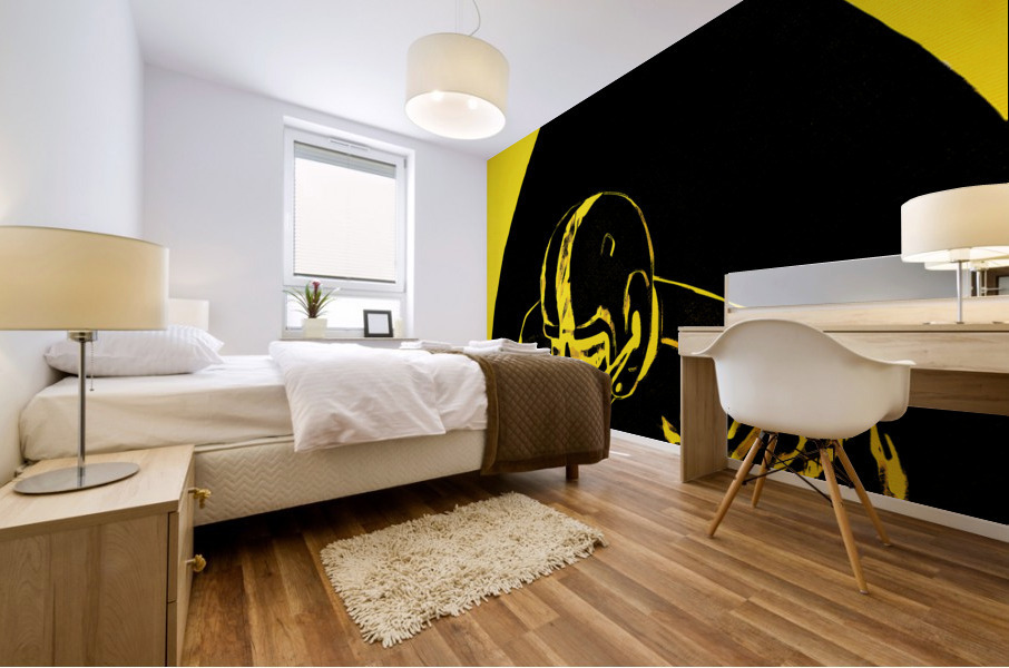 Vintage Iowa Football Art Mural print