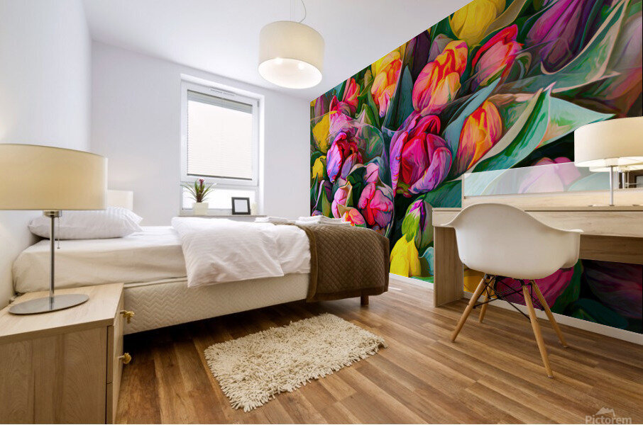 Not One Colour Missing Mural print