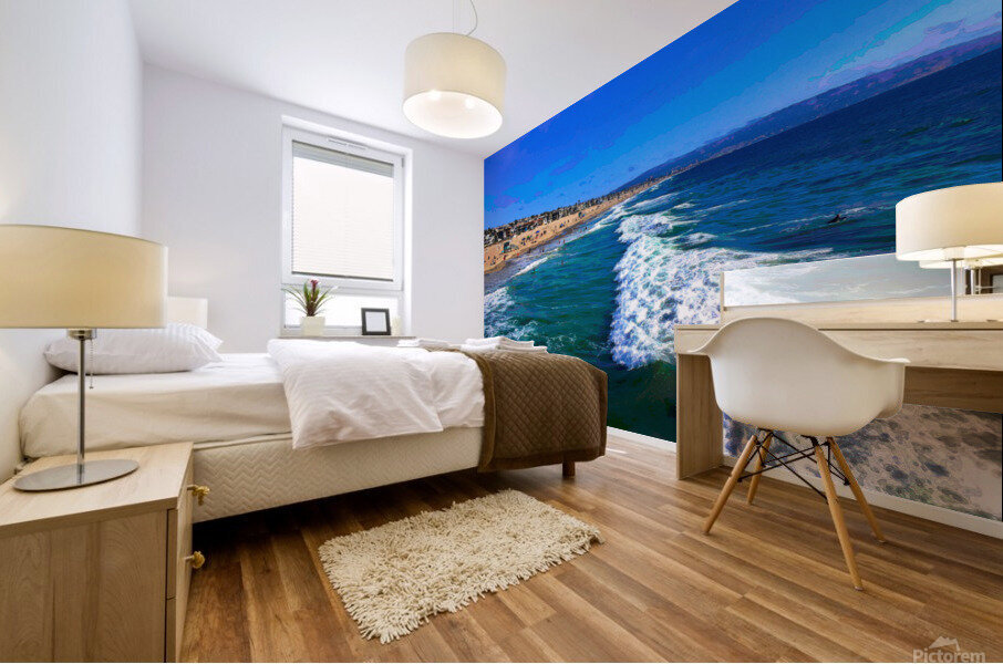 MANHATTAN BEACH CALIFORNIA  Mural print