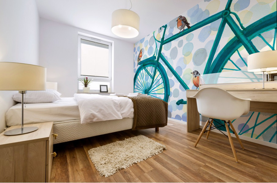 Better By Bike Painting III Artist Irina Sztukows Mural print
