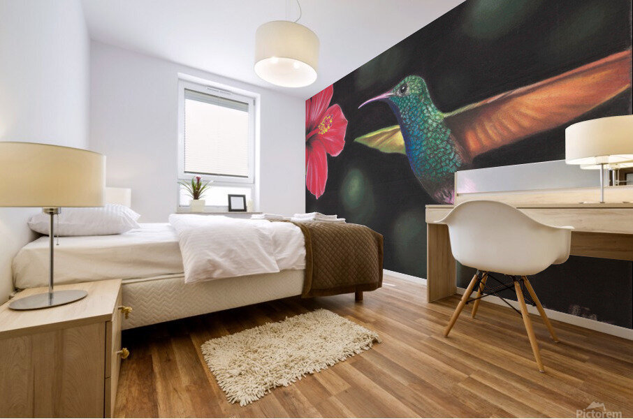 Glowing nectar Mural print