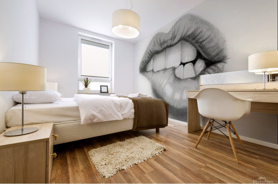 Cheeky Mural print