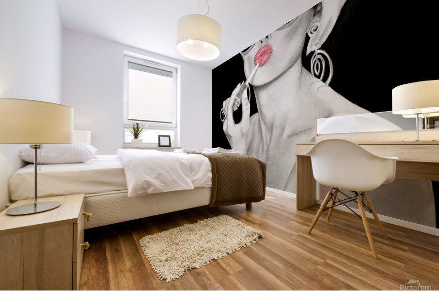 Audrey Mural print