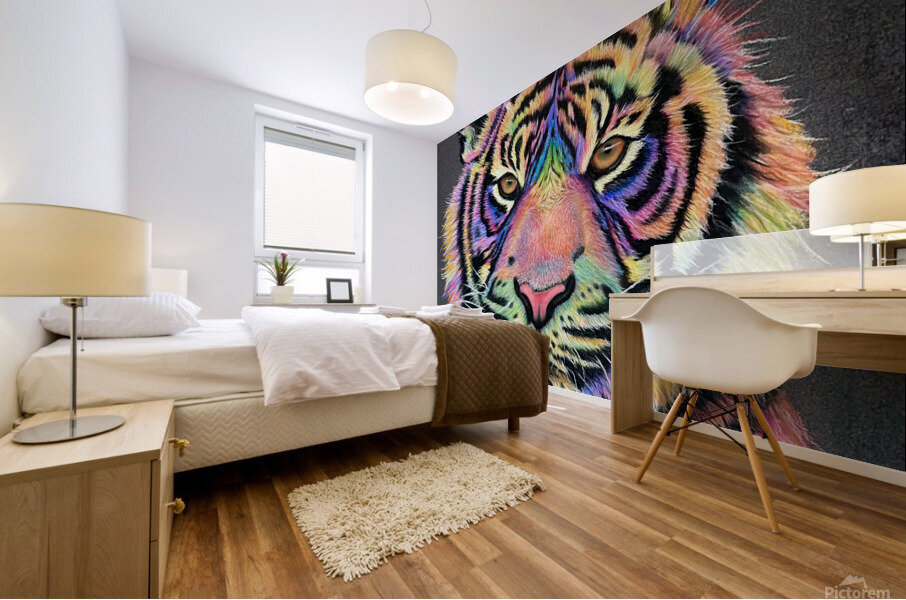 Le Tigre Fantasque Mural print