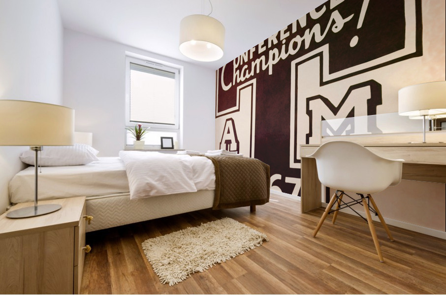 1967 Texas AM SWC Conference Champions Mural print