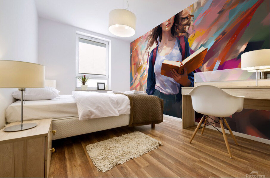 Minds Blossoming Journey Mural print