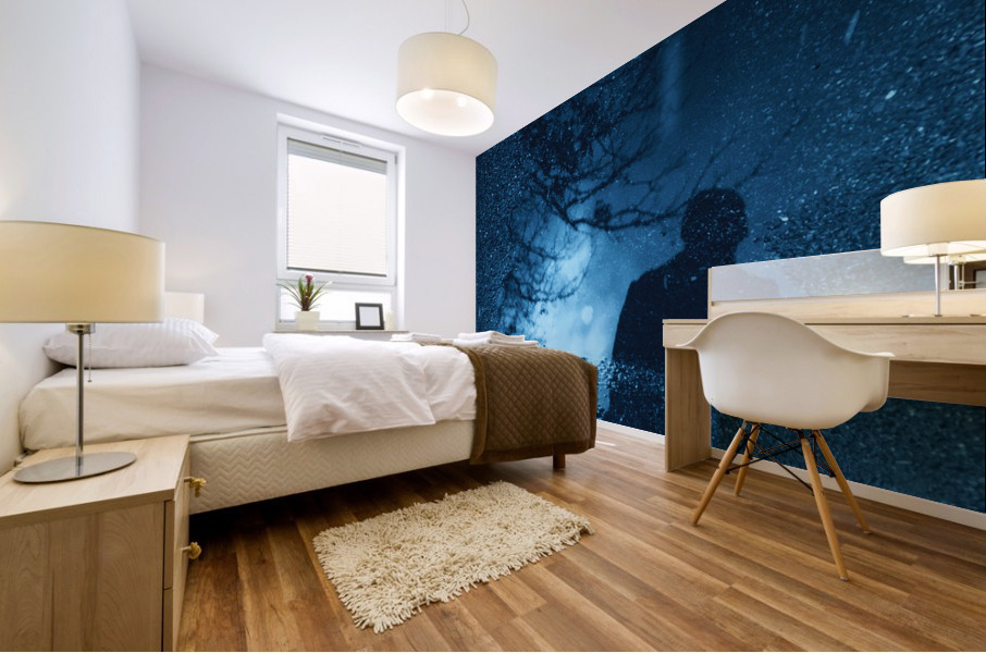 BlueManR Mural print