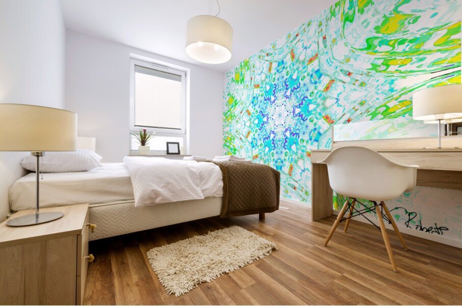 Vibrant Kaleidoscope Mural print