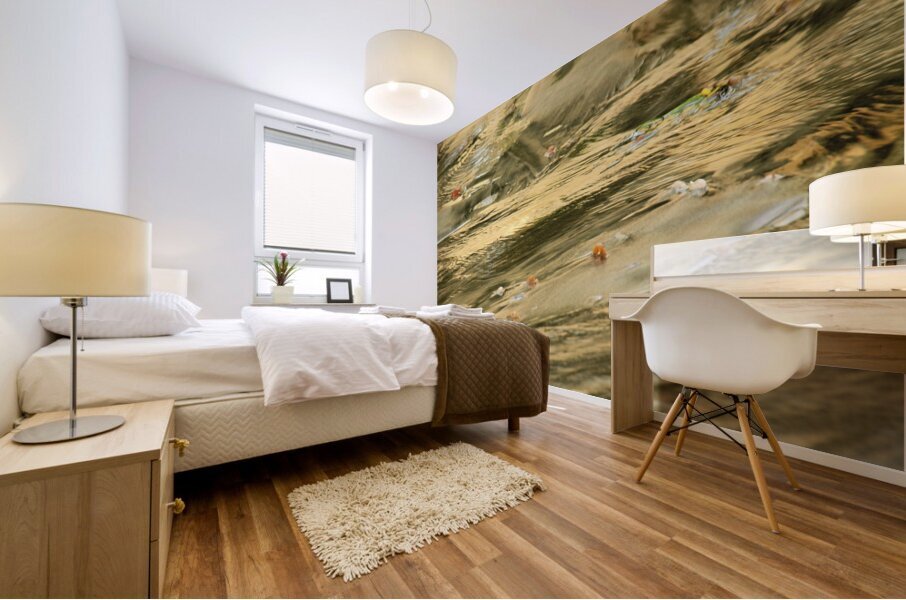 Goldflow Mural print