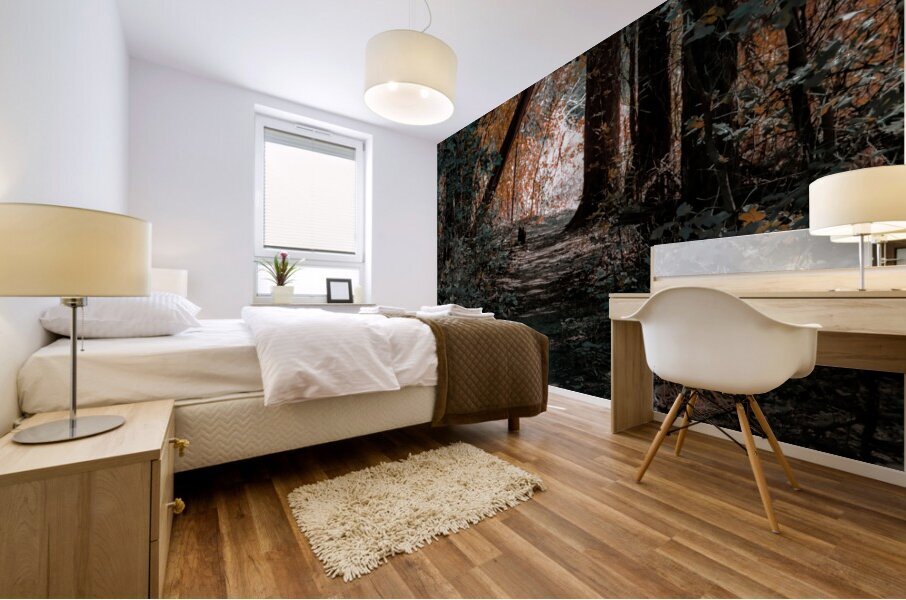 Pathway Series-7 The Haunted Forest Mural print