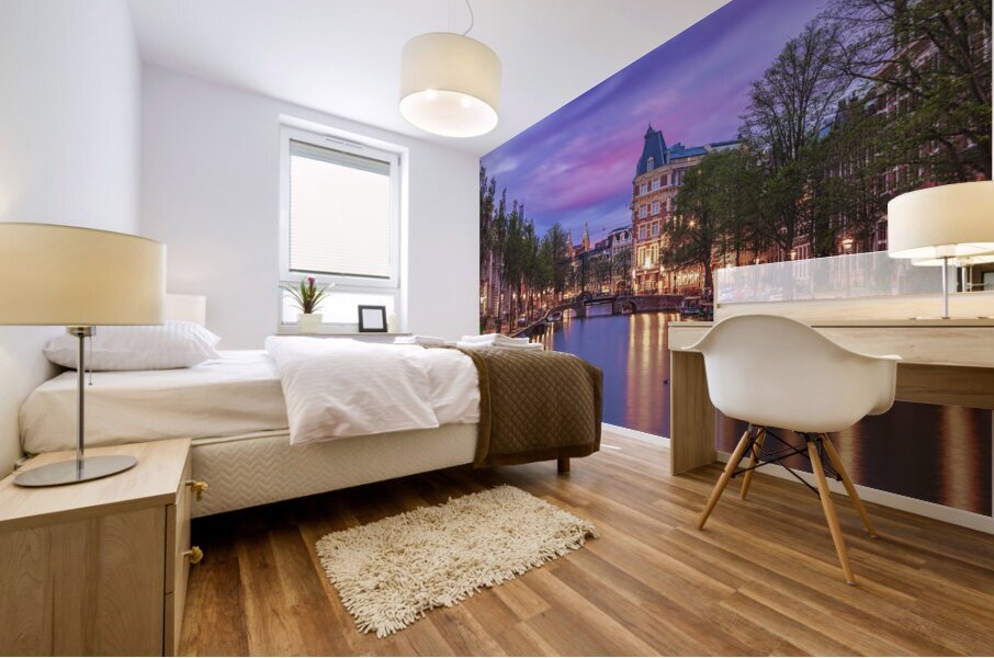 Amsterdams Evening Serenade Mural print