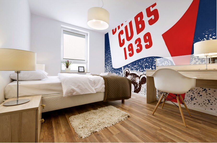 1939 Chicago Cubs Baseball Art Mural print