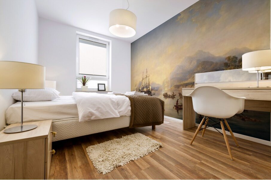 Erebus' and the 'Terror' in New Zealand Mural print