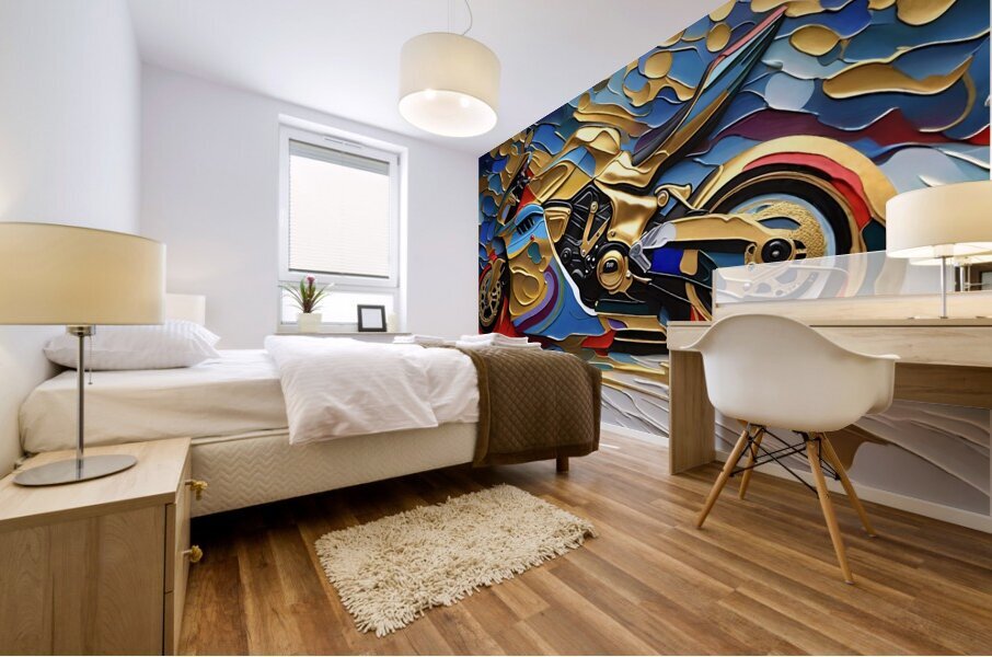 Rad Cycle Mural print