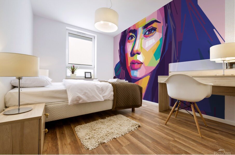 Mahira Khan Mural print