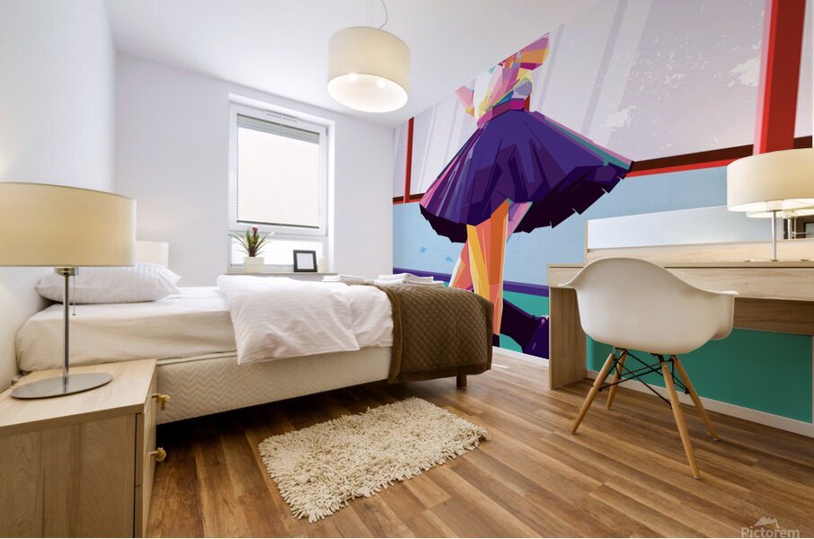 Japan  Girl Mural print