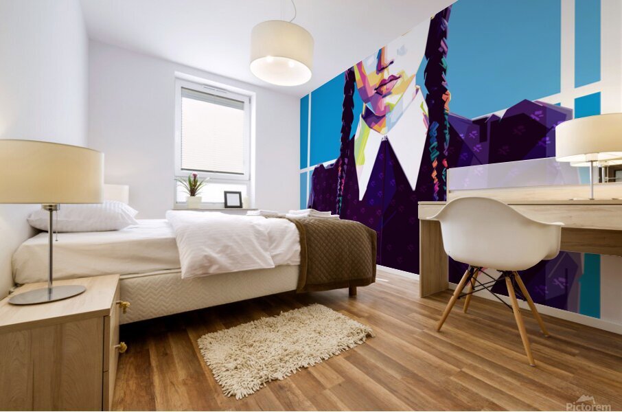 Jenna Ortega Mural print