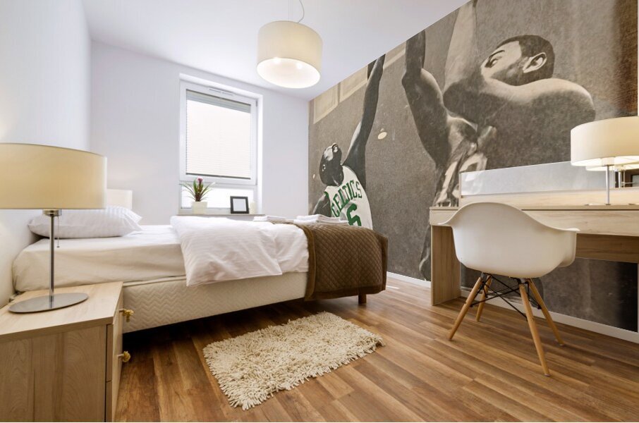 Vintage Boston Celtics Viewfinder Art Mural print