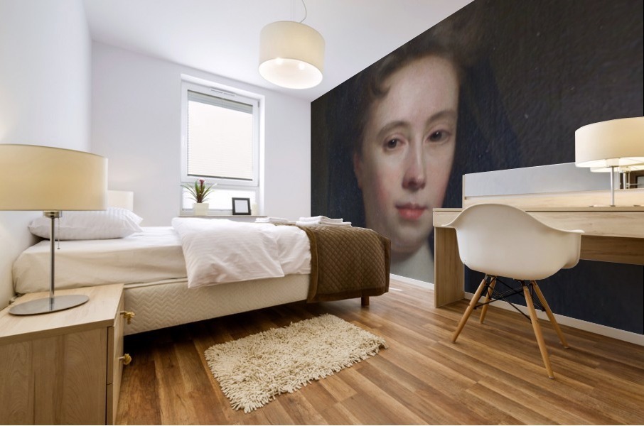 Portrait of Anne Keck Mural print