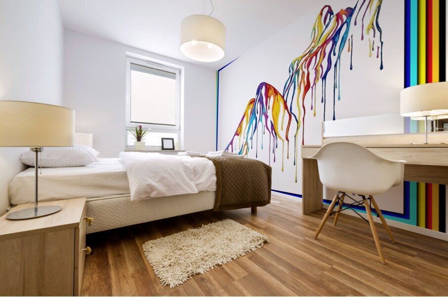 Painted Lady Mural print