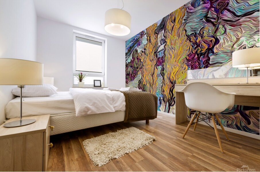 van gogh dig oil Mural print