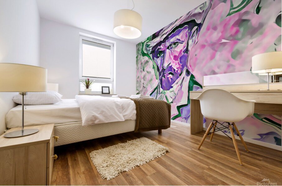 van gogh watercolor paint dig gouache Mural print