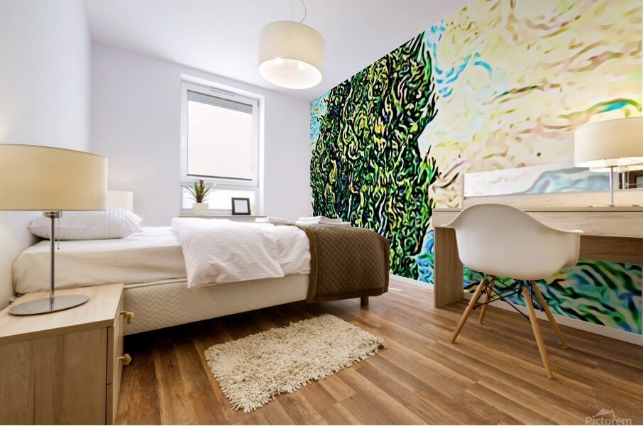 van gogh cypresses 1 Mural print