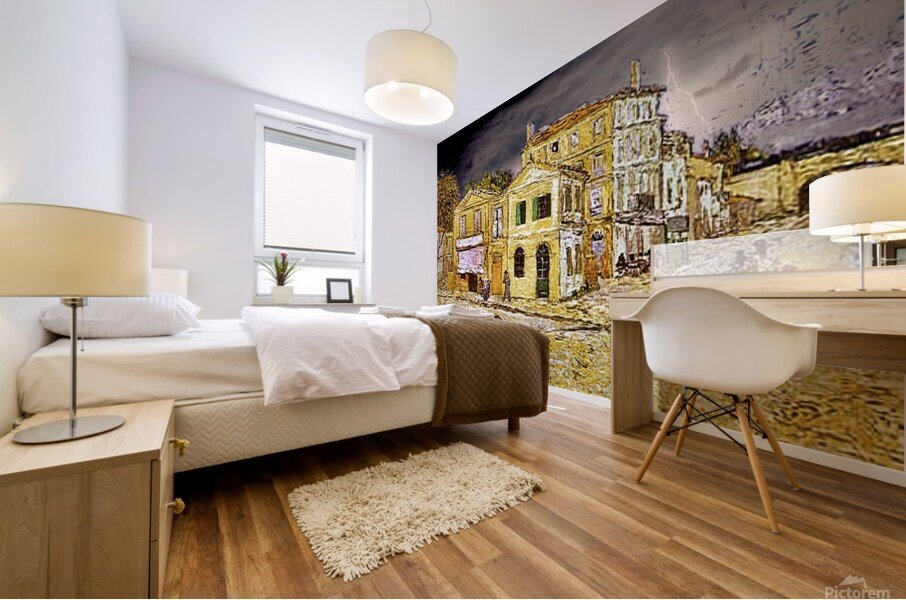 vincent van gogh house 1 Mural print