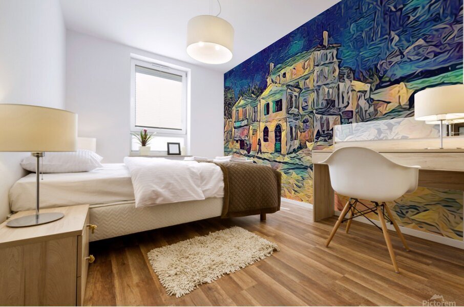 vincent van gogh house 5 Mural print
