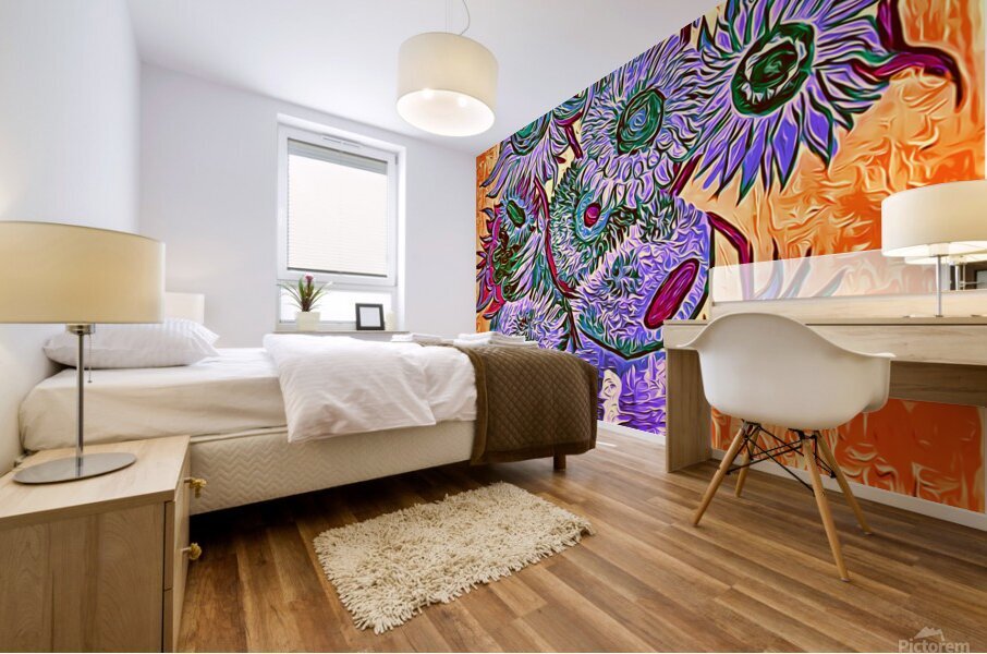 Van Gogh flowers3 Mural print