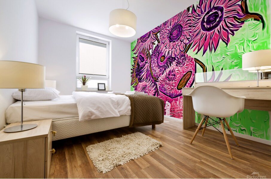 Van Gogh flowers4 Mural print