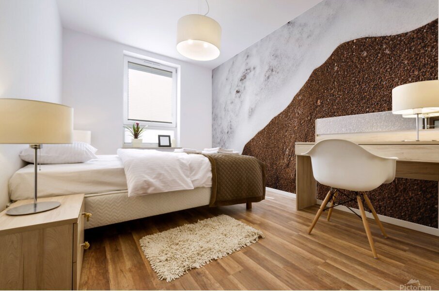 Sand and water Mural print