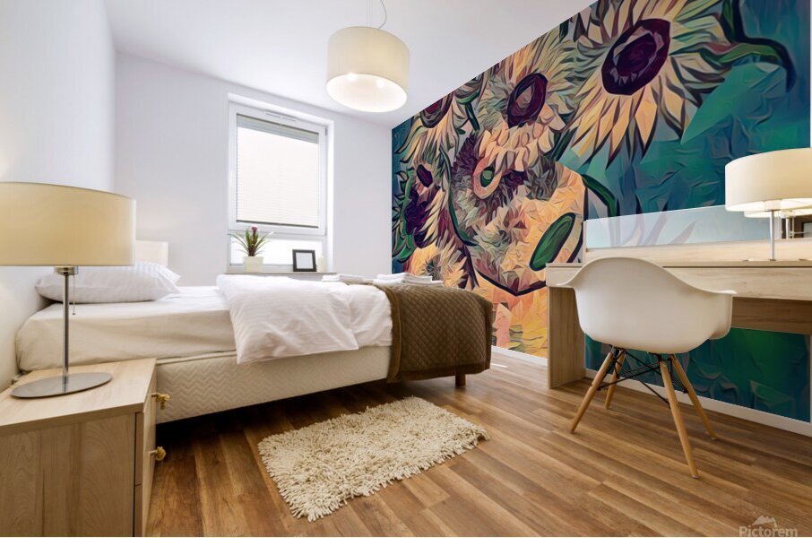 Van Gogh flowers9 Mural print