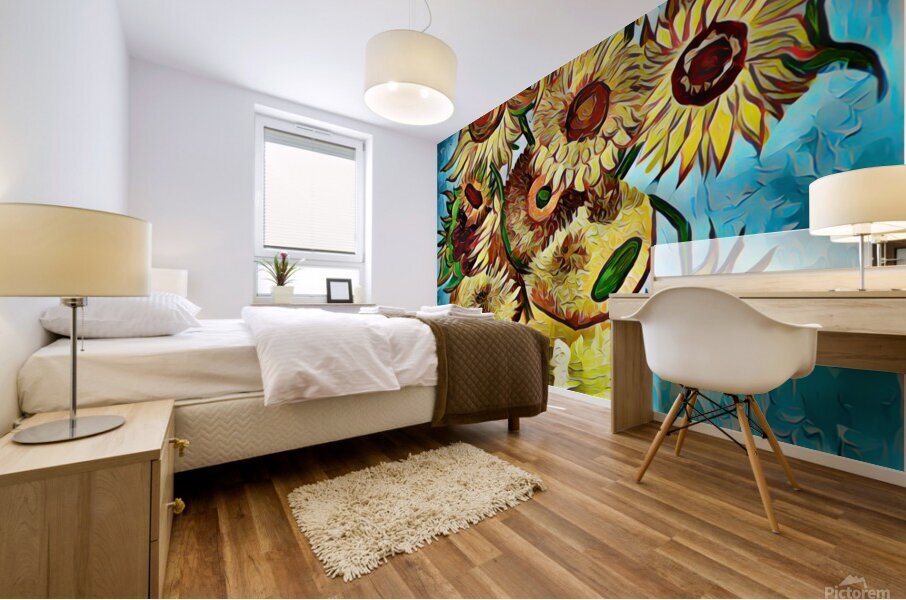 Van Gogh flowers7 Mural print