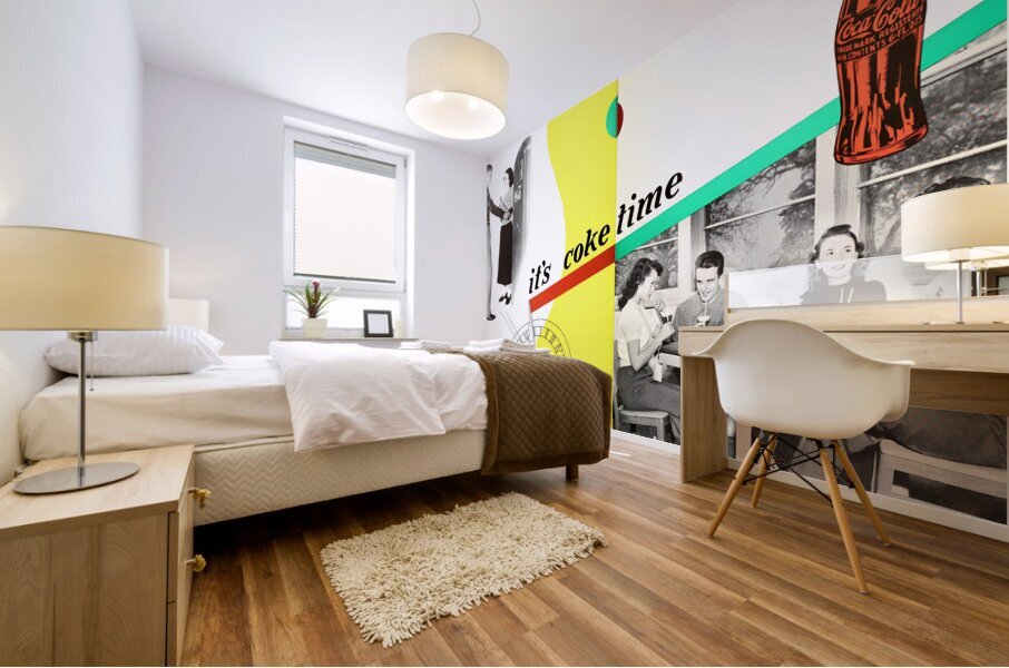 1949 Coke Art Mural print