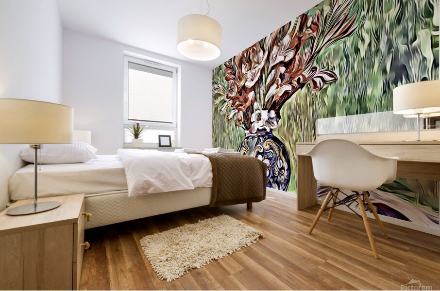 renoir flowers and fruit dig2 Mural print