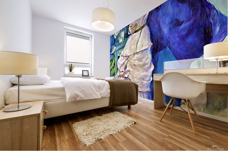 Dance at Bougival 1882–1883 digitized Mural print