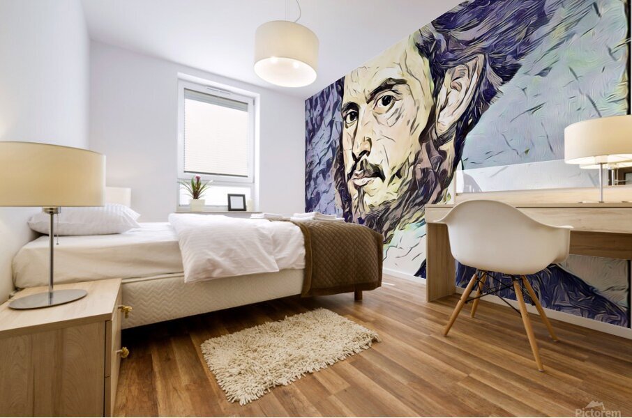 Carolus Duran Portrait de Claude Monet ink Mural print