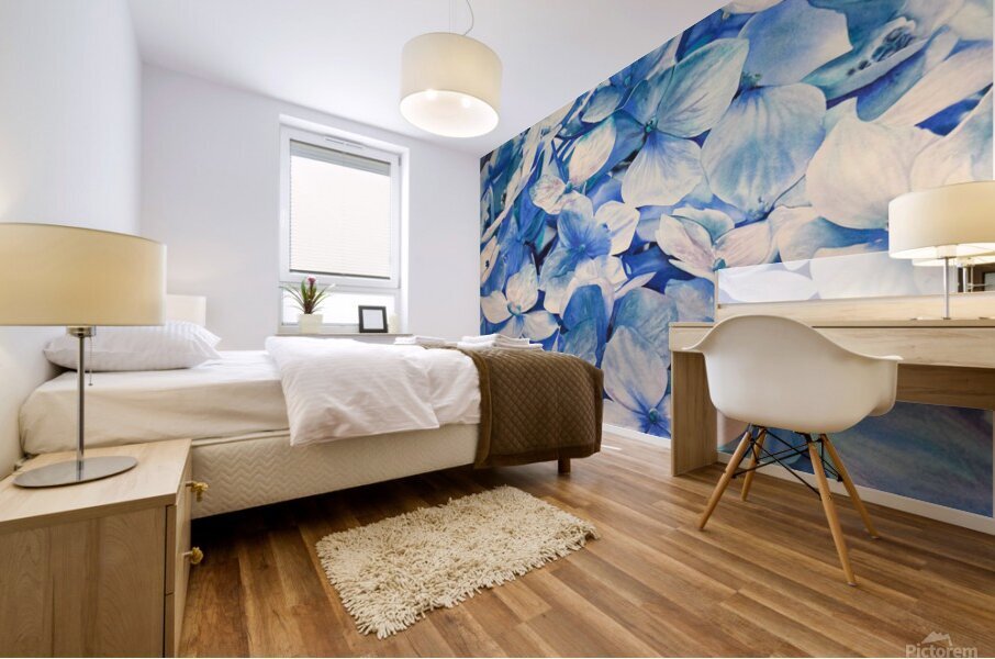 Feelin blue Mural print