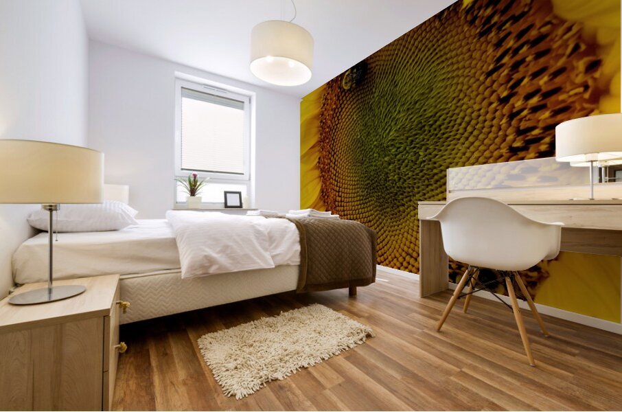Sunflower Left Mural print