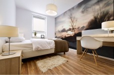 Winter Season at Lake Ontario Mural print