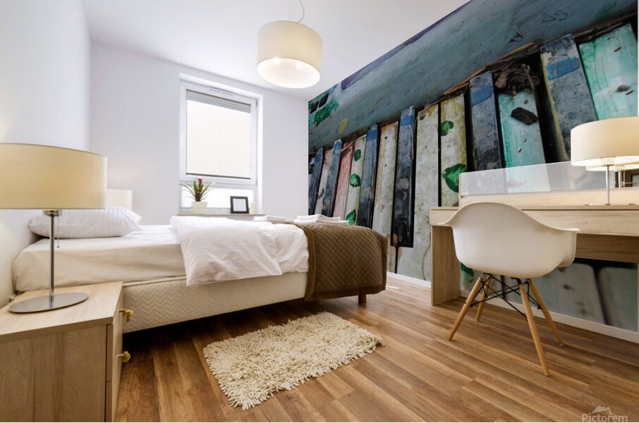 Garden Piano Mural print