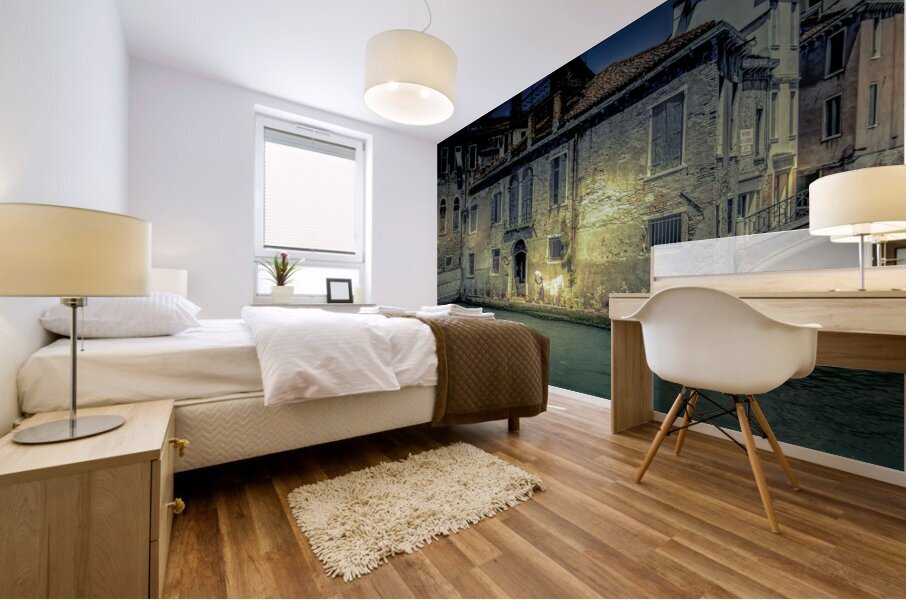 Mural San Croce Venice Canal House Mural print