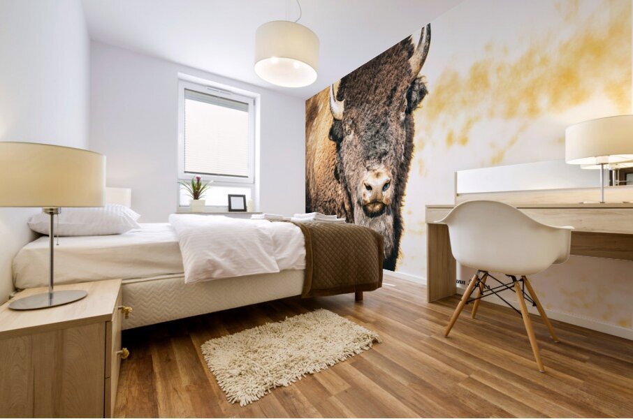 The Stare Close Up Mural print