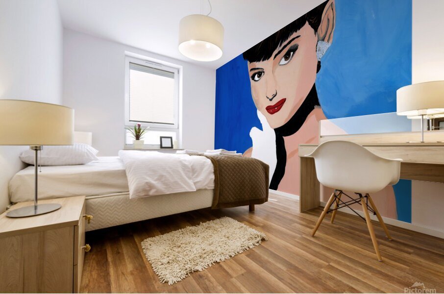 Audrey Hepburn 1 Mural print