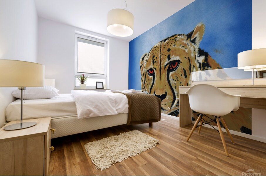 Cheetah Mural print