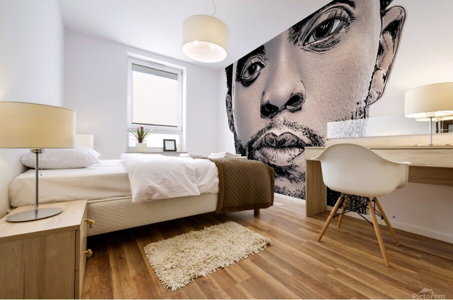 Chadwick Boseman Mural print